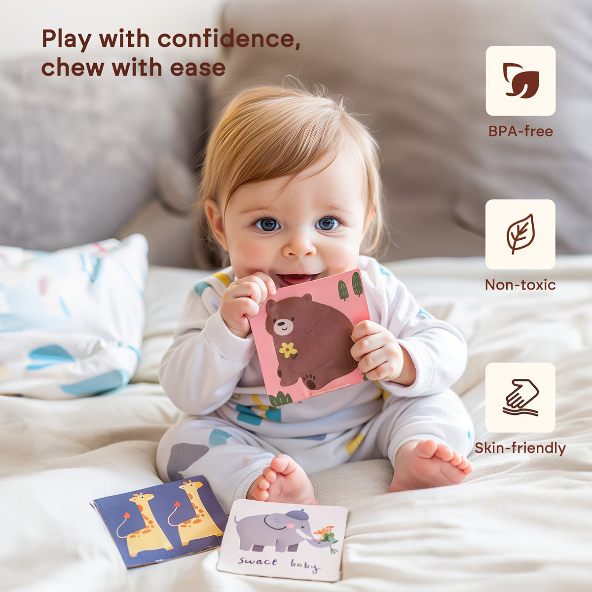 Colorful Unbreakable Cardboard Toy Box