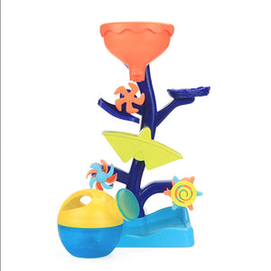 Bath toy duck waterwheel